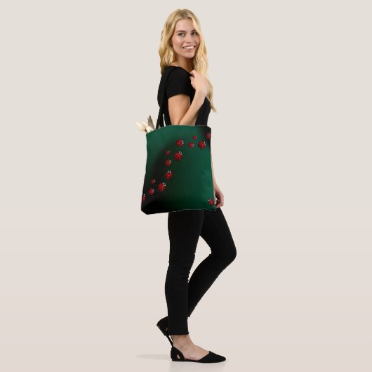 Ladybug Bags Cute Ladybug Ladybird Art Canvas tass Tote Bag (Op model)