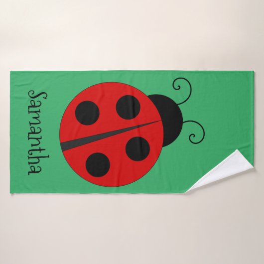 Ladybug Beach Towel set Badhanddoek (Badhanddoek)