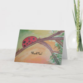 ladybug bedankkaart