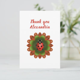 Ladybug Bedankkaart