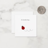 Ladybug - Bedankt voor je briefkaart (Voorkant / Achterkant in situ)