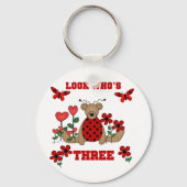 Ladybug Beer 3e Verjaardag Tshirts Sleutelhanger (Voorkant)