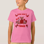 Ladybug Beer 3rd Birthday T-shirt (Voorkant)