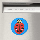 Ladybug Beetle Red Magneet (Insitu (Vaatwasser))