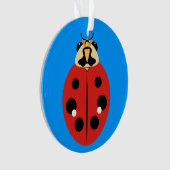 Ladybug Beetle Red Ornament (voorkant)