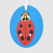 Ladybug Beetle Red Ornament (voorkant)