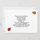Ladybug Beetles in Oranje en rood, gepersonaliseer Kaart (Voorkant)