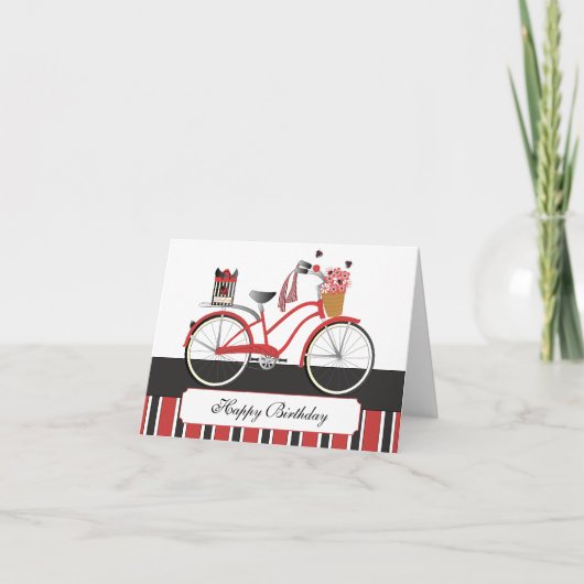 Ladybug Bicycle Kaart (Voorkant)