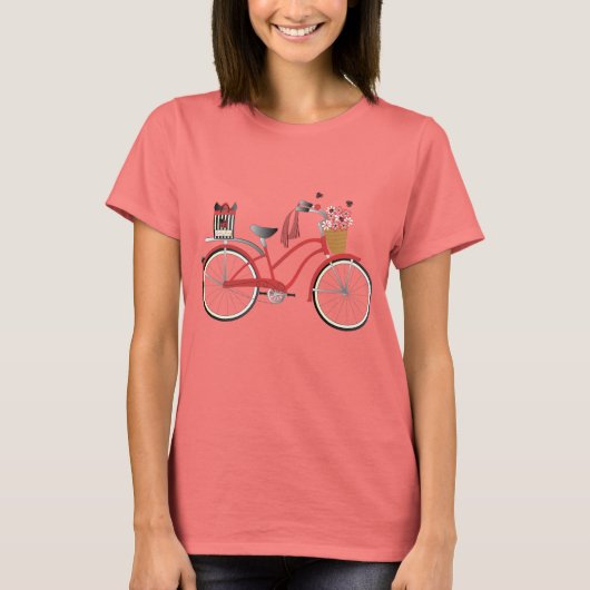 Ladybug Bicycle T-shirt (Voorkant)