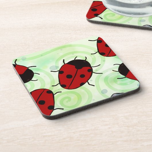 Ladybug Bier Onderzetter (Linkerzijde)