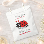 Ladybug Birthday Baby shower Party Bedankzakje (Geknipt)