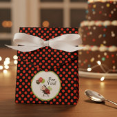 Ladybug Birthday Favor Box - Polka Dot Bedankdoosjes