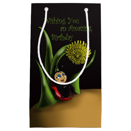 Ladybug Birthday Klein Cadeauzakje (Voorkant)