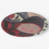 Ladybug Birthday Paper Borden Papieren Bordje (Gekanteld)
