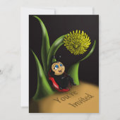 Ladybug Birthday Party Kaart (Voorkant)