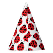 Ladybug Birthday Party Petten Feesthoedjes (Achterkant)
