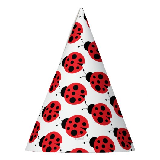Ladybug Birthday Party Petten Feesthoedjes (Links)
