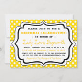 Ladybug Birthday Party Photo Invitations Kaart (Achterkant)