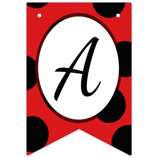 Ladybug Birthday Vlaggetjes (Derde vlag)