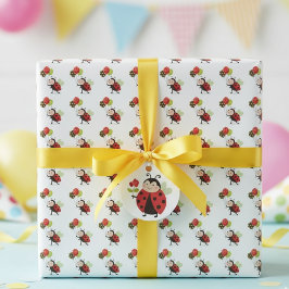 Ladybug Birthday Wrapping Paper Cadeaupapier