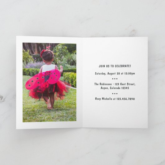 Ladybug Black Princess Fairy Tale Birthday Party (Binnen)