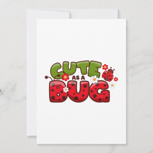 Ladybug Black Princess Fairy Tale Birthday Party Kaart (Achterkant)