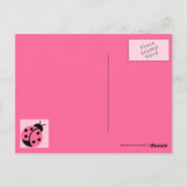 Ladybug Blank Briefkaart (Achterkant)