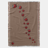 Ladybug Blanket Ladybug/Ladybird Throw Blankets Bl Deken (Voorkant Verticaal)