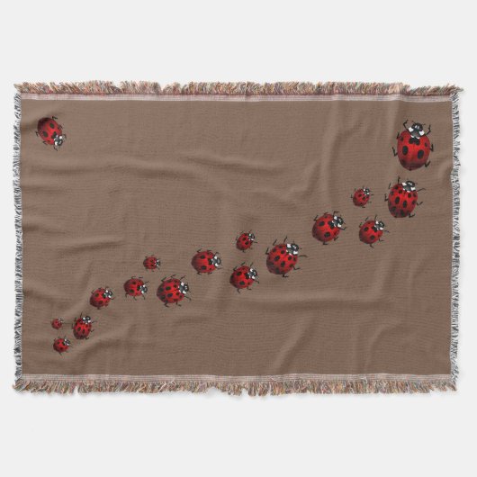 Ladybug Blanket Ladybug/Ladybird Throw Blankets Bl Deken (Voorkant)