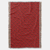 Ladybug Blanket Ladybug/Ladybird Throw Blankets Bl Deken (Voorkant Verticaal)