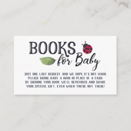 Ladybug Books for Baby Enclosure Card Informatiekaartje