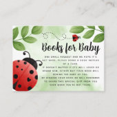 Ladybug Books for Baby Enclosure Card Insert Informatiekaartje (Voorkant)