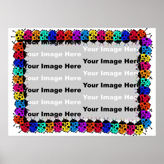 Ladybug Border Poster (Voorkant)