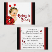 Ladybug Breng een Boek Kaarten Blond (Voorkant / Achterkant)