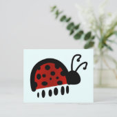 Ladybug Briefkaart (Staand voorkant)