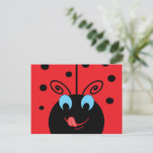 Ladybug Briefkaart (Staand voorkant)