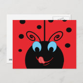 Ladybug Briefkaart (Voorkant / Achterkant)