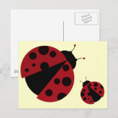 Ladybug Briefkaart (Voorkant / Achterkant)