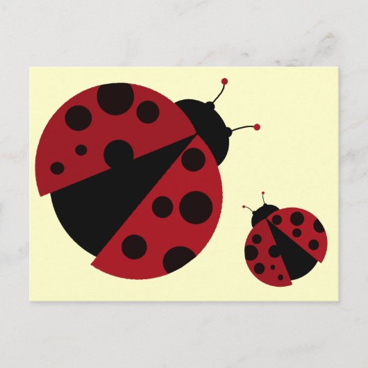 Ladybug Briefkaart (Voorkant)