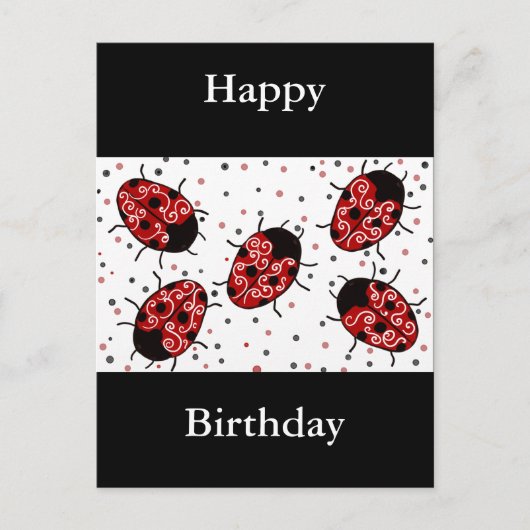 Ladybug Briefkaart (Voorkant)