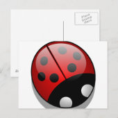 Ladybug Briefkaart (Voorkant / Achterkant)