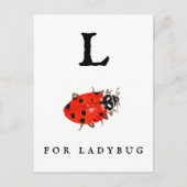 Ladybug Briefkaart (Voorkant)