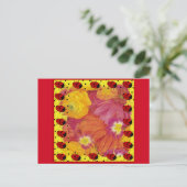 Ladybug Briefkaart (Staand voorkant)