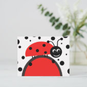 Ladybug-Briefkaart Briefkaart (Staand voorkant)