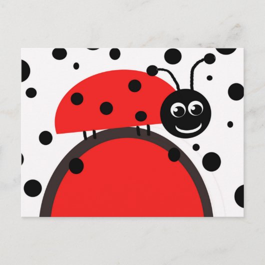 Ladybug-Briefkaart Briefkaart (Voorkant)