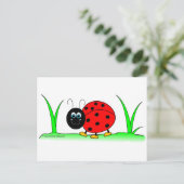 Ladybug-Briefkaart Briefkaart (Staand voorkant)