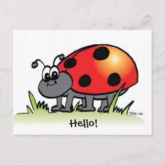 Ladybug-Briefkaart Briefkaart