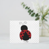 Ladybug-Briefkaart Briefkaart (Staand voorkant)