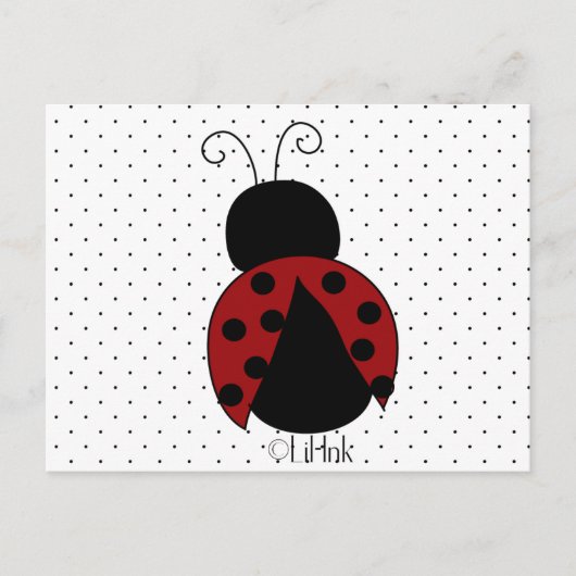 Ladybug-Briefkaart Briefkaart (Voorkant)