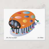 LADYBUG BRIEFKAART GROET / JIM MALTESE (Voorkant)